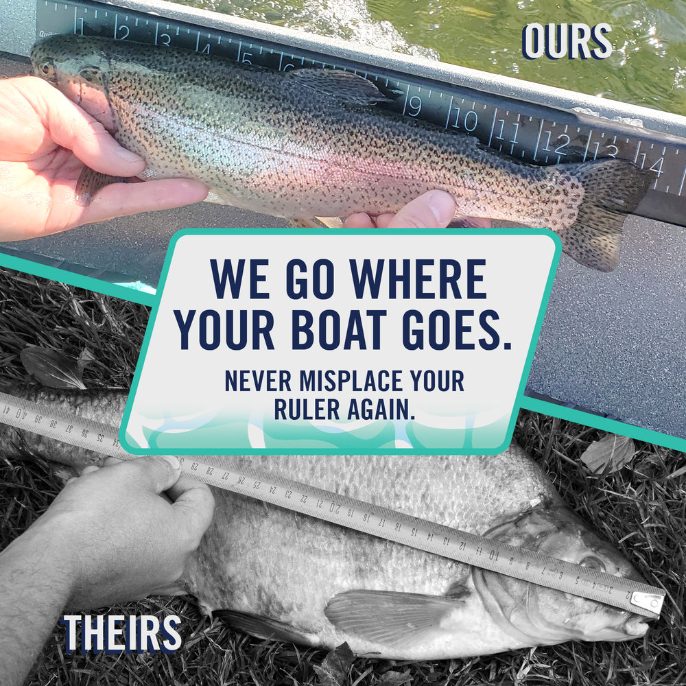 Boat Ruler Sticker - 100cm Measuring Tape Decal – Quik Measure Pro Fish ...